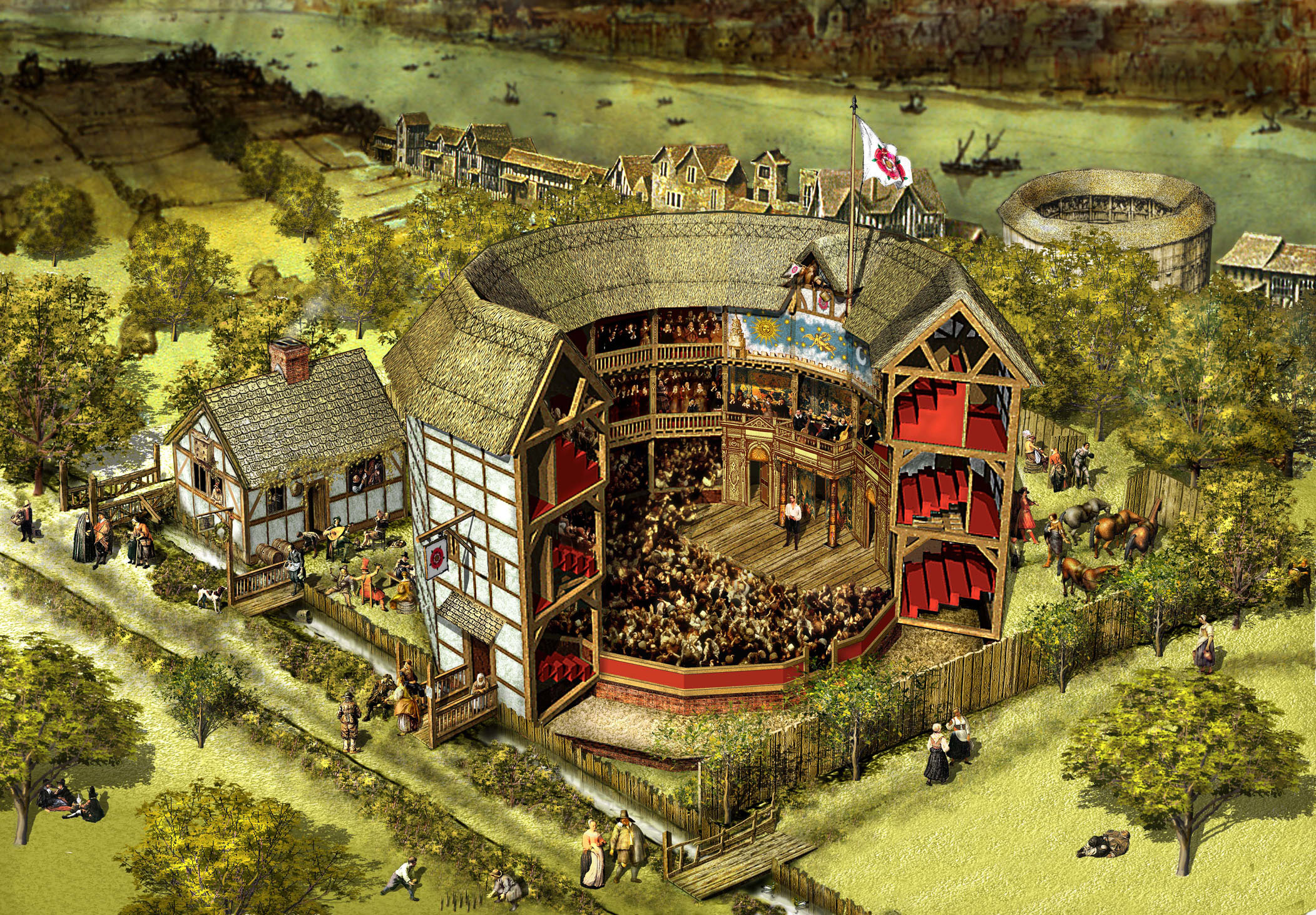 The Rose Theatre Elizabethan Era The Rose Theatre Elizabethan Era